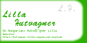 lilla hutvagner business card